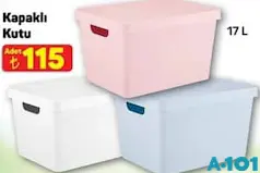 KAPAKLI KUTU 17 L